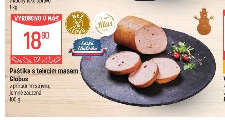 Paštika s telecím masem Globus