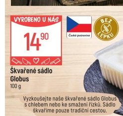Škvařené sádlo Globus
