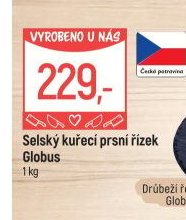 Selský kuřecí prsní řízek Globus