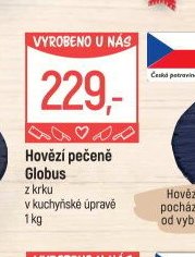 Hovězí pečeně Globus