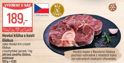 Hovězí kližka s kostí Globus