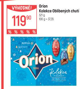 Kolekce vánoční oblíbených chutí Orion