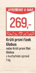 Krůtí prsní řízky Globus