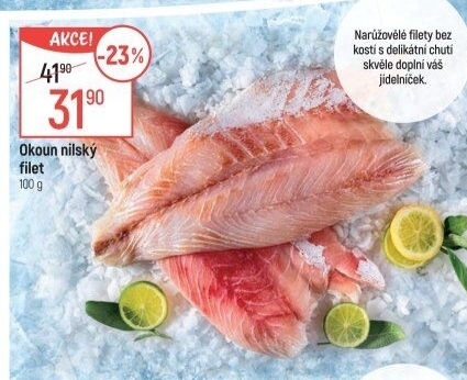 Okoun nilský filety
