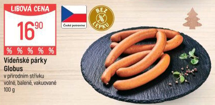 Párky vídeňské Globus