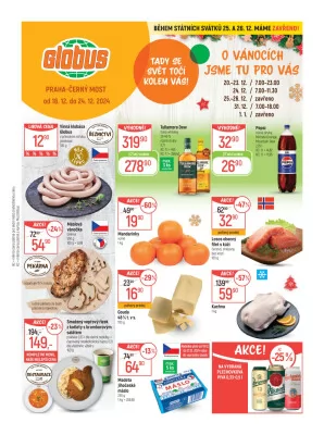 akční leták Globus 18.12.2024-24.12.2024