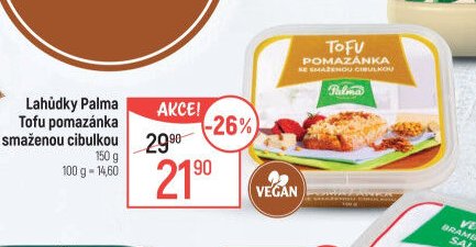 Lahůdky Palma Tofu pomazánka se smaženou cibulkou