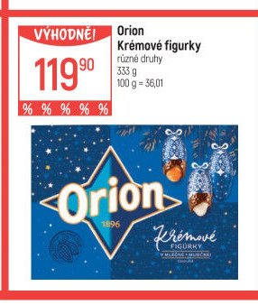 Orion Krémové figurky