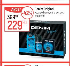 Denim Original voda po holení, sprchový gel, deodorant