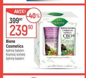 Bione Cosmetics bylinný balzám Kostival, koňský bylinný balzám