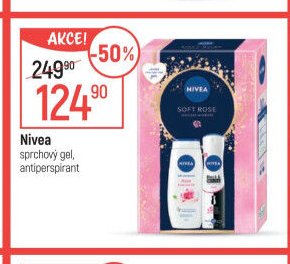 Nivea sprchový gel, antiperspirant