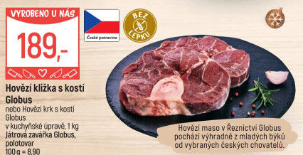 Hovězí krk s kostí Globus