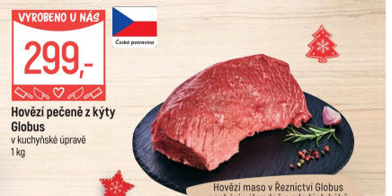 Hovězí pečeně z kýty Globus