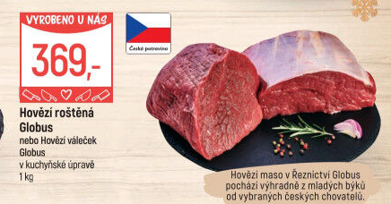 Hovězí roštěná Globus