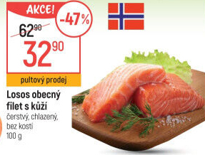 Losos obecný filety
