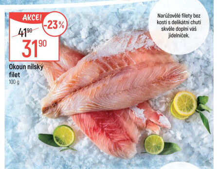 Okoun nilský filety