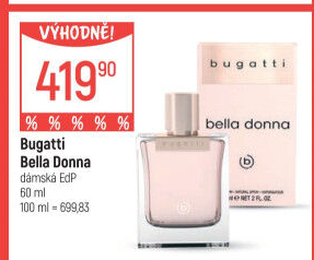 Parfémovaná voda dámská Bella Donna Bugatti