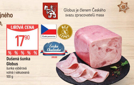 Šunka dušená výběrová Globus