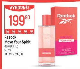 Toaletní voda dámská Move Your Spirit Reebok
