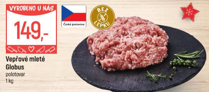Vepřové mleté maso Globus