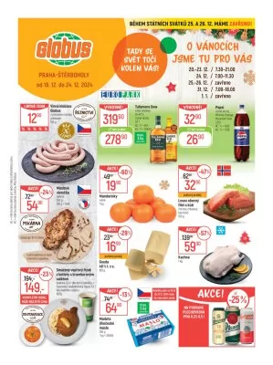 akční leták Globus 18.12.2024-24.12.2024