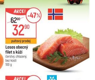 Losos obecný filet s kůží