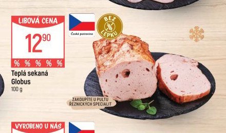 Teplá sekaná Globus