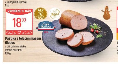 Paštika s telecím masem Globus