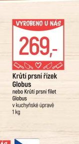 Krůtí prsní řízek Globus