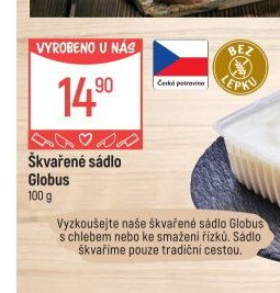 Škvařené sádlo Globus