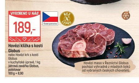 Hovězí kližka s kostí Globus