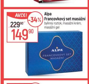 Alpa Francovkový set masážní