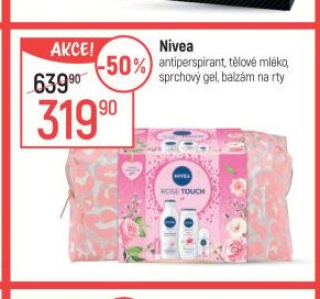Nivea antiperspirant, tělové mléko, sprchový gel, balzám na rty