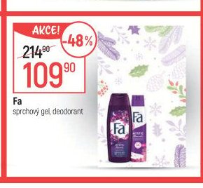 Fa sprchový gel, deodorant