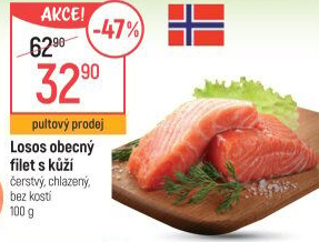 Losos obecný filety