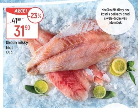 Okoun nilský filety
