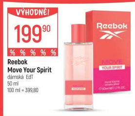 Toaletní voda dámská Move Your Spirit Reebok