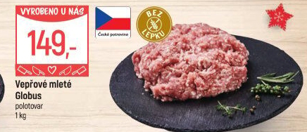 Vepřové mleté maso Globus