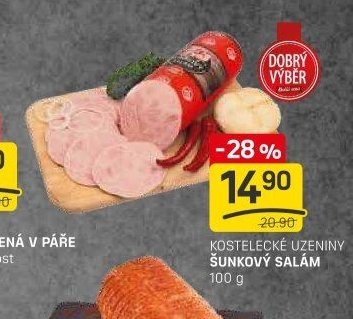 KOSTELECKÉ UZENINY ŠUNKOVÝ SALÁM