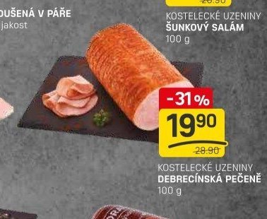 KOSTELECKÉ UZENINY DEBRECÍNSKÁ PEČENĚ