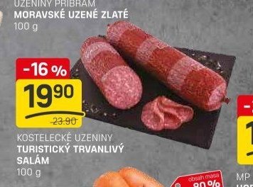 KOSTELECKÉ UZENINY TURISTICKÝ TRVANLIVÝ SALÁM