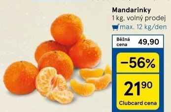 Mandarinky - Tesco akcniletaky.com
