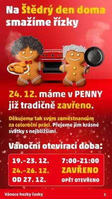 akční leták Penny Market 19.12.2024-22.12.2024