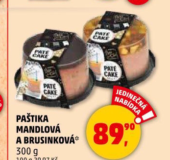 Brusinková paštika Paté Caké Pâté du Chef