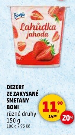 Dezert zakysaný Boni