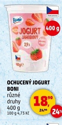 Jogurt ochucený Boni