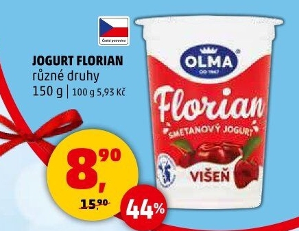 Jogurt smetanový Florian Olma