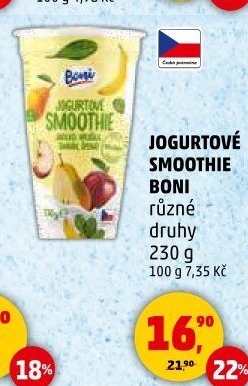 Jogurtové smoothie Boni