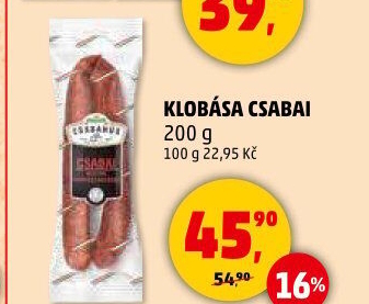 Klobása Csabai