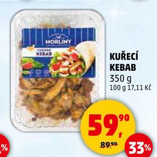 Kuřecí kebab Morliny